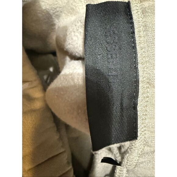 Essentials Fear Of God Men's Fleece Cotton Blend Jogger Sweatpants Tan Size XS - Picture 9 of 16
